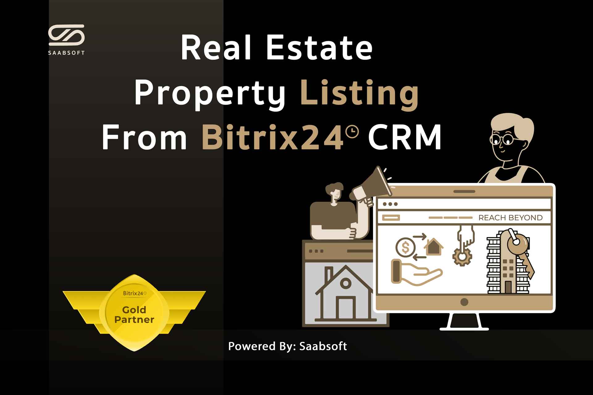 Bitrix24 Dubai property listing and management by Saabsoft