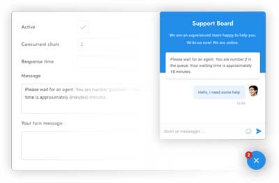 Saabsoft Support Board Real-Time Queue