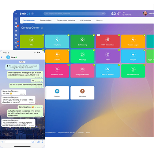 Bitrix24 UAE Contact Center by Saabsoft the Bitrix24 partner in UAE