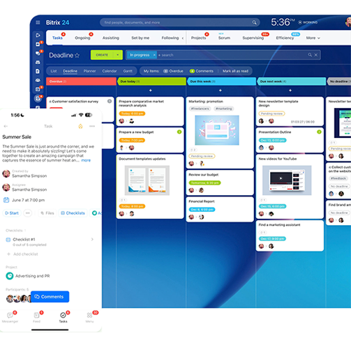 Bitrix24 UAE Task Management by Saabsoft