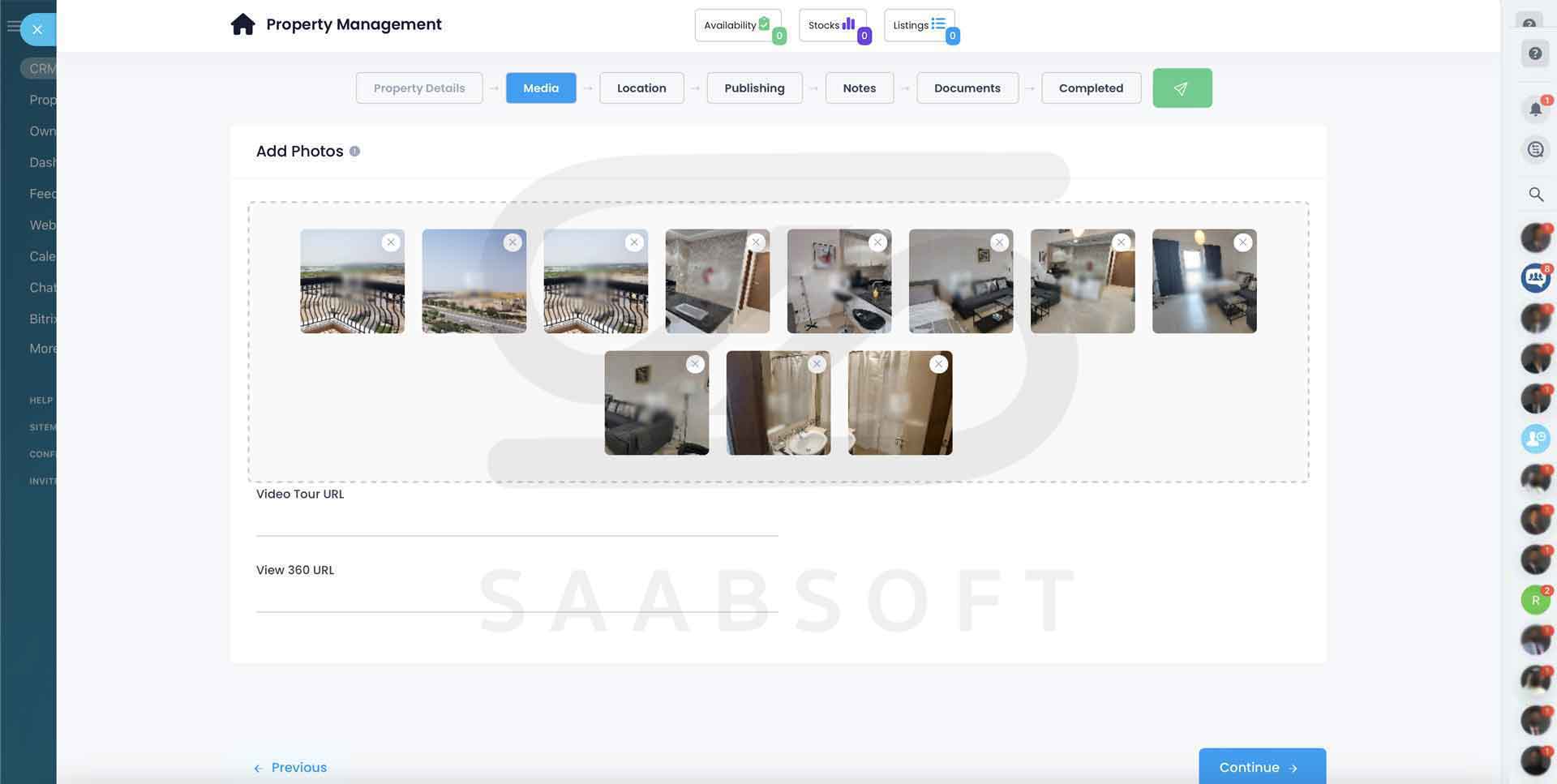 Smart Real Estate Property Listing from Bitrix24 in Dubai, UAE by Saabsoft